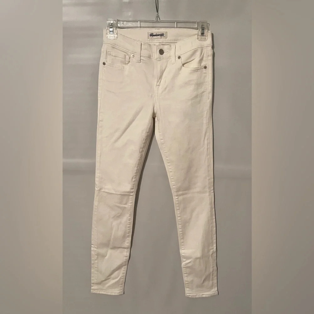 Madewell White Skinny Jean